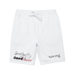 999 Club Juice Wrld Gbgr White Shorts