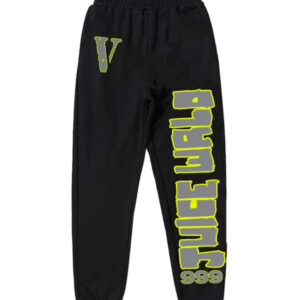 Juice Wrld x Vlone 999 Black Sweatpants