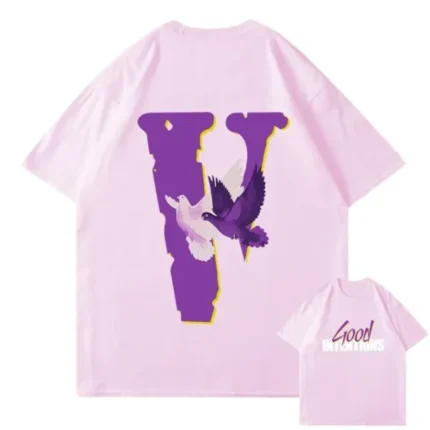 Novelty Vlone Pink T Shirt